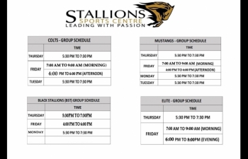 GROUP SESSIONS TIMINGS 2022
